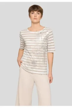 RABE Shirt sisal gestreift