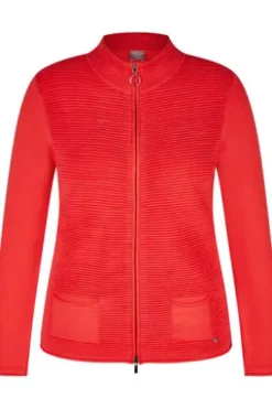 RABE Strickjacke koralle
