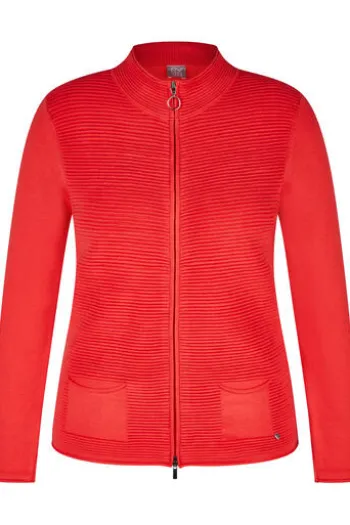 RABE Strickjacke koralle