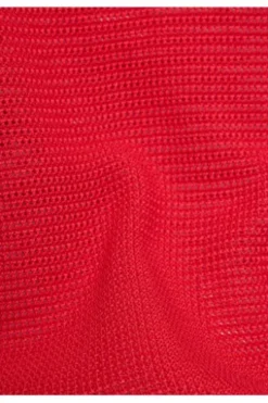 RABE Strickjacke koralle Kurzarm im Struktur-Strick