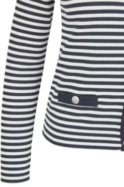 RABE Strickjacke pazifik gestreift