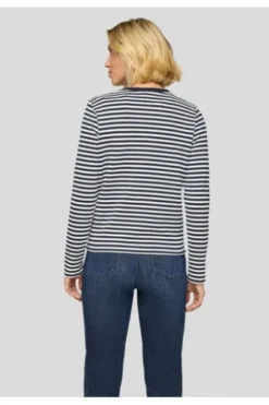 RABE Strickjacke pazifik gestreift