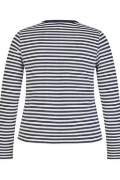 RABE Strickjacke pazifik gestreift