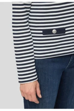 RABE Strickjacke pazifik gestreift