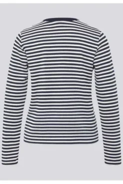 RABE Strickjacke pazifik gestreift