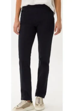 RAPHAELA BY BRAX Baumwoll-Hose Pamina marine Slim Fit