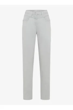 RAPHAELA BY BRAX Baumwoll-Hose Laura smoke grau Slim Fit mit Magic-Dehnbund