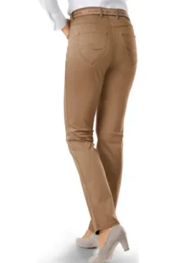 RAPHAELA BY BRAX Baumwoll-Hose Ina camel Slim Fit 5-Pocket Form