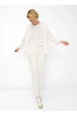 RAPHAELA BY BRAX Baumwoll-Hose Pamina offwhite Slim Fit in Super Dynamic-Stretchqualität