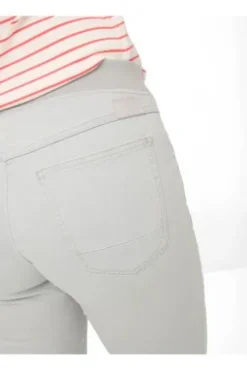 RAPHAELA BY BRAX Baumwoll-Hose Pamina smoke grau Slim Fit in Super Dynamic-Stretchqualität