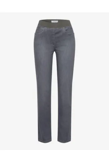 RAPHAELA BY BRAX Bequem-Jeans Pamina grau Slim Fit