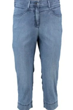 RAPHAELA BY BRAX Capri-Jeans Laura Jeansblau
