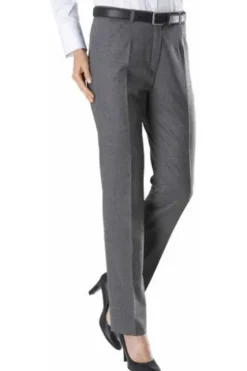 RAPHAELA BY BRAX Flanell Hose Silvia grau