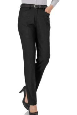 RAPHAELA BY BRAX Flanell-Hose Pauline schwarz Slim Fit