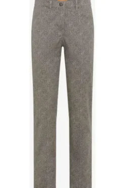 RAPHAELA BY BRAX Hose Luca walnut gemustert Slim Fit