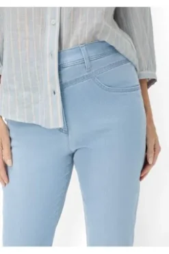 RAPHAELA BY BRAX Jeans Caren bleached light hellblau Comfort Fit