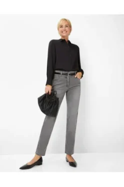 RAPHAELA BY BRAX Jeans Caren grau Comfort Fit
