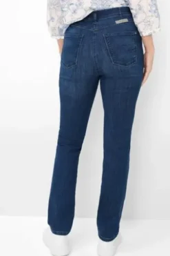 RAPHAELA BY BRAX Jeans Laura stoned lightly used hellblau Slim Fit mit Magic-Dehnbund