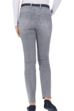 RAPHAELA BY BRAX Jeans Luca grau Slim Fit in Super-Dynamic-Stretch Qualität