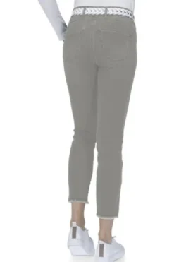 RAPHAELA BY BRAX 6/8 Jeans Luca khaki in Super-Dynamic-Stretch Qualität