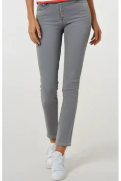 RAPHAELA BY BRAX 6/8 Jeans Pamina grau Slim Fit