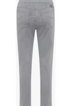 RAPHAELA BY BRAX 6/8 Jeans Pamina grau Slim Fit