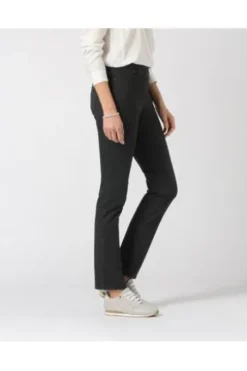 RAPHAELA BY BRAX Jeans Pamina schwarz Slim Fit in Schlupfform mit Reißverschlussoptik