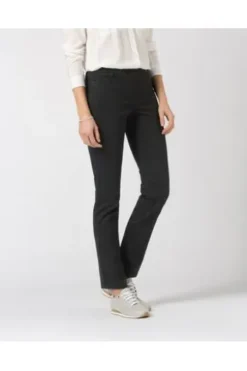 RAPHAELA BY BRAX Jeans Pamina schwarz Slim Fit in Schlupfform mit Reißverschlussoptik
