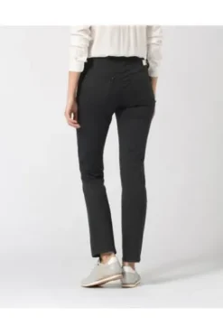 RAPHAELA BY BRAX Jeans Pamina schwarz Slim Fit in Schlupfform mit Reißverschlussoptik