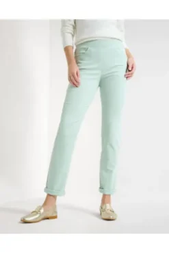 RAPHAELA BY BRAX Jeans Pamina mint Slim Fit in Schlupfform mit Reißverschlussoptik