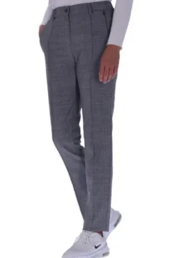 RAPHAELA BY BRAX Jersey-Hose grau kariert Slim Fit Lillyth