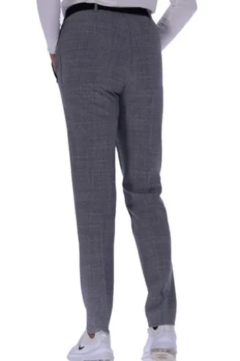 RAPHAELA BY BRAX Jersey-Hose grau kariert Slim Fit Lillyth