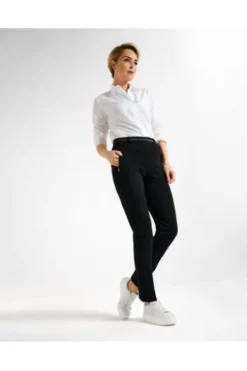 RAPHAELA BY BRAX Jersey-Hose Lillyth schwarz Slim Fit