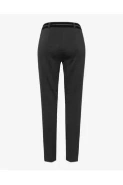 RAPHAELA BY BRAX Jersey-Hose Lillyth anthrazit Slim Fit
