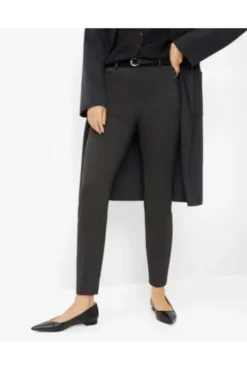 RAPHAELA BY BRAX Jersey-Hose Lillyth anthrazit Slim Fit