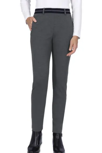 RAPHAELA BY BRAX Jersey-Hose Lillyth anthrazit Slim Fit