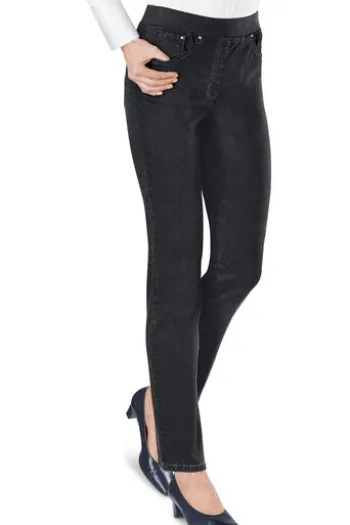 RAPHAELA BY BRAX Thermo-Jeans Pamina schwarz Slim Fit
