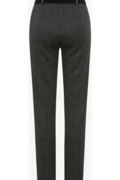 RAPHAELA BY BRAX Thermo-Jerseyhose Lillyth schwarz gemustert Slim Fit