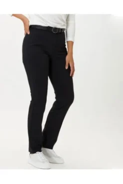 RAPHAELA BY BRAX Tuch-Hose Pauline schwarz Slim Fit