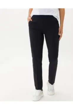RAPHAELA BY BRAX Winter-Baumwoll-Hose Laura marine Slim Fit