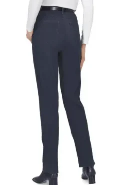 RAPHAELA BY BRAX Winter-Baumwoll-Hose Laura marine Slim Fit