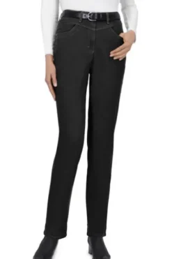 RAPHAELA BY BRAX Winter-Baumwoll-Hose Laura schwarz Slim Fit