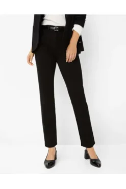 RAPHAELA BY BRAX Winter-Baumwoll-Hose Laura schwarz Slim Fit