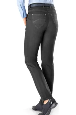 RAPHAELA BY BRAX Winter-Baumwoll Hose Ina anthrazit Slim Fit in softer Qualität