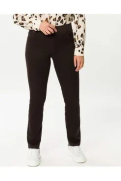 RAPHAELA BY BRAX Winter-Baumwoll-Hose Pamina darkbrown Slim Fit