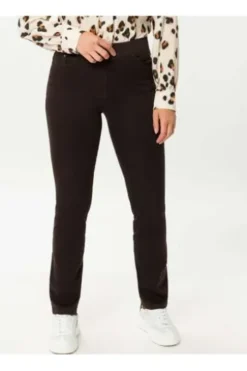 RAPHAELA BY BRAX Winter-Baumwoll-Hose Pamina darkbrown Slim Fit