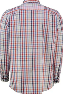 Redmond Hemd rot kariert Regular Fit