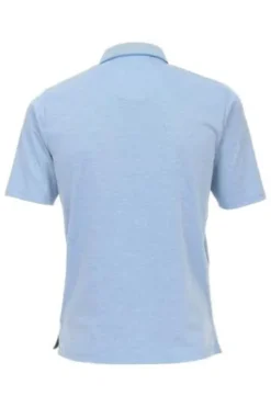 REDMOND Jersey Polo Shirt hellblau Regular Fit