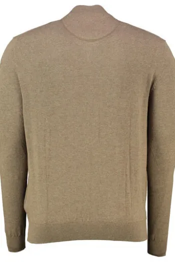 REDMOND Strickjacke braun Strukturmuster