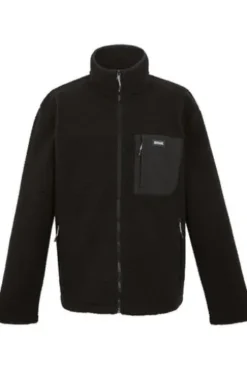 REGATTA Fleece Jacke Frankie Borg schwarz